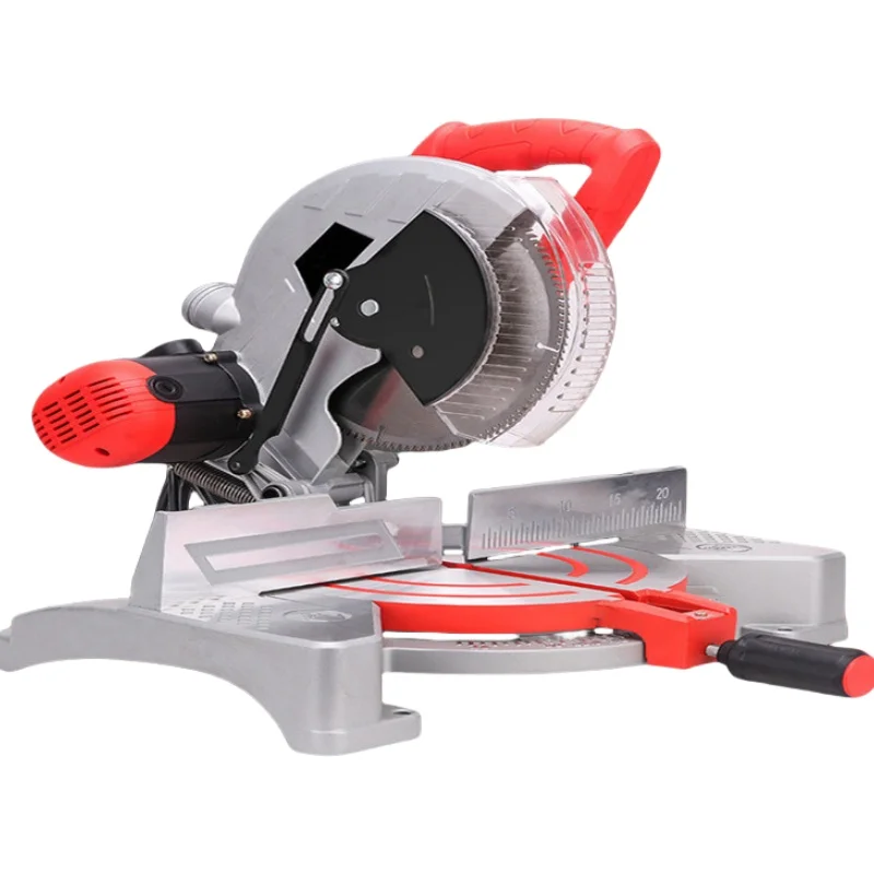 High-Power 1800W Miter Saw Machine 10 Inches Blade Aluminum Wood Cutting MultiFunction 10 Degree Angle New Motor Core Component