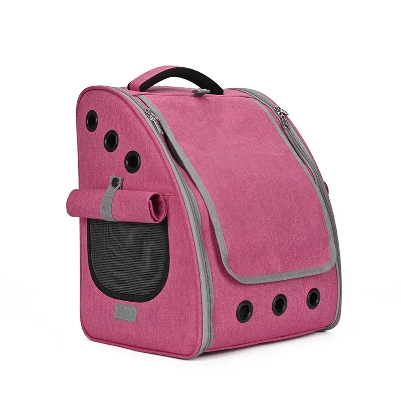 Pet backpack pet carrier backpack for cats and dogs cat bag travel bag for pet carrier cage foldable mochila para perro