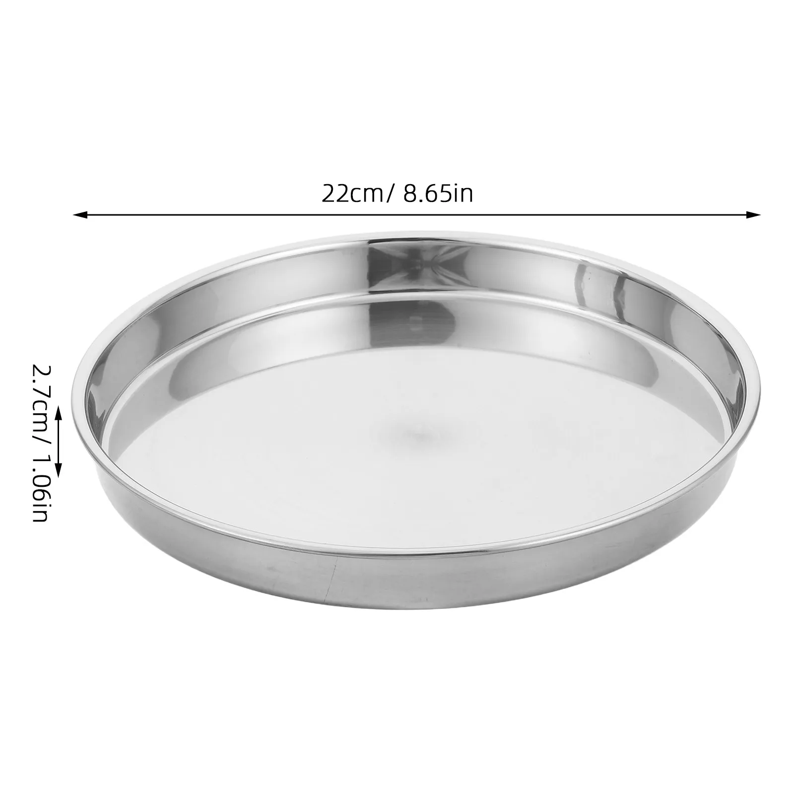 Ice Bucket Drip Tray Stainless Steel Polished Round Water Catcher Stable Base for Bar Counter Party Beer Bucket Cooler Drip Pan