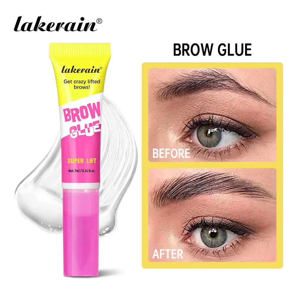 جل الحواجب طويل الأمد من Lakerain - تركيبة قوية طوال اليوم، مقاومة للماء ومقاومة للعرق للحواجب البرية ولكنها المدبوغة