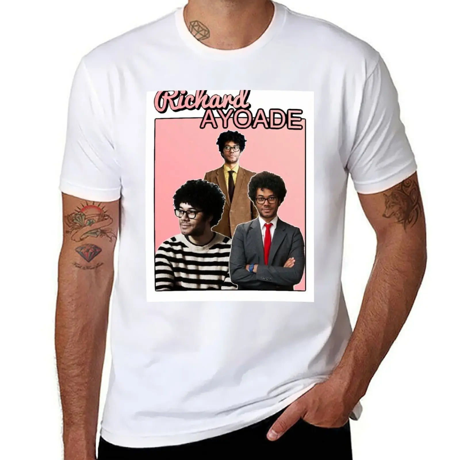 

Richard Ayoade Homage T-Shirt funny t shirts man man graphic t shirt man t shirt cotton T-Shirt