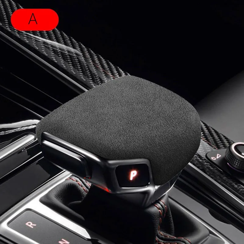 Interiors Overlay Gear Shift Knob Cover Shell  For Audi A3 A4  A5 A6 A8 S6 A7 Q3 Q5 Q7 Q8 Car Interior Accessories