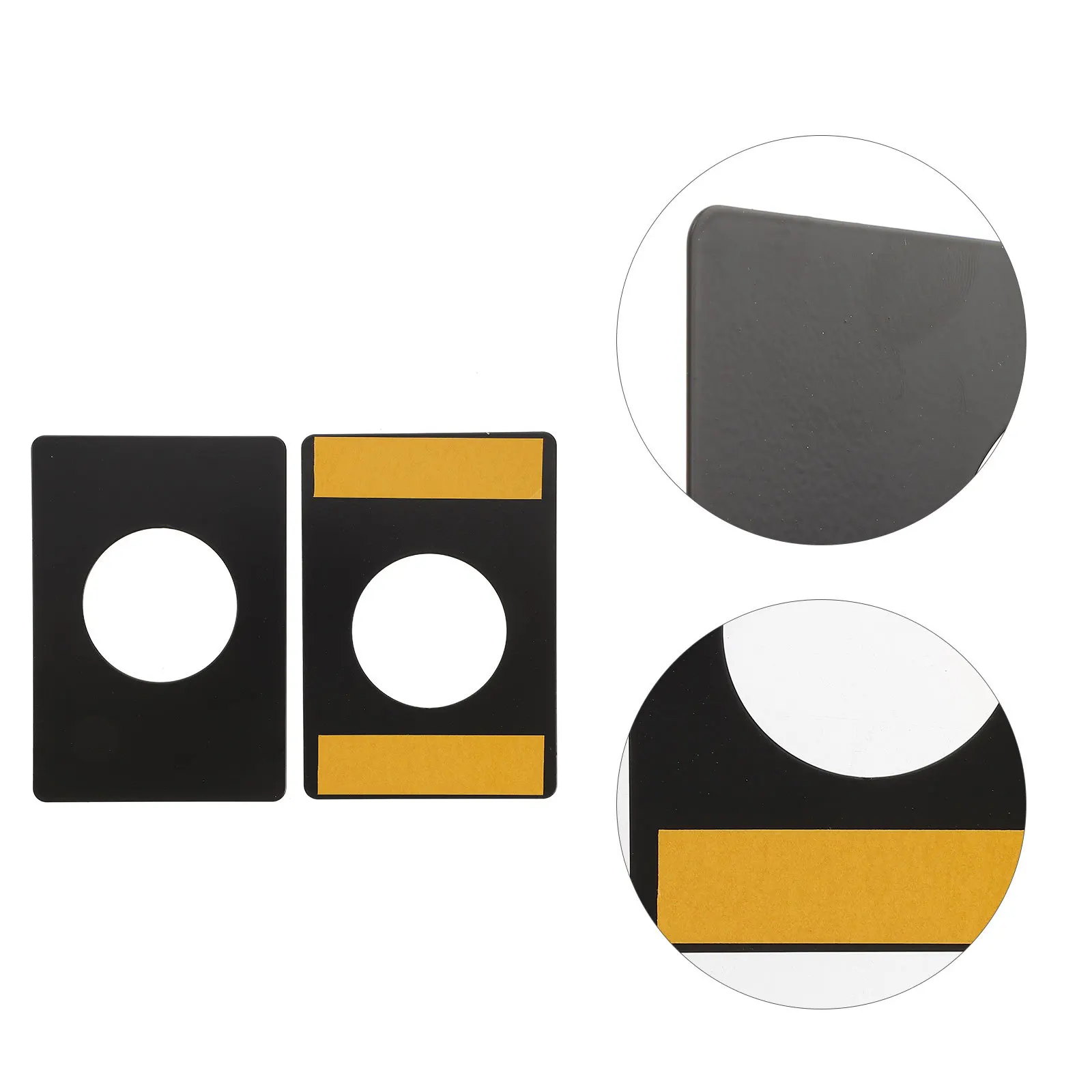 2 قطعة مقبض الباب لوحة سترايك حشو ديدبولت طقم تركيب تعزيز غطاء الباب سترايك لوحة ديدبولت طقم تركيب #3