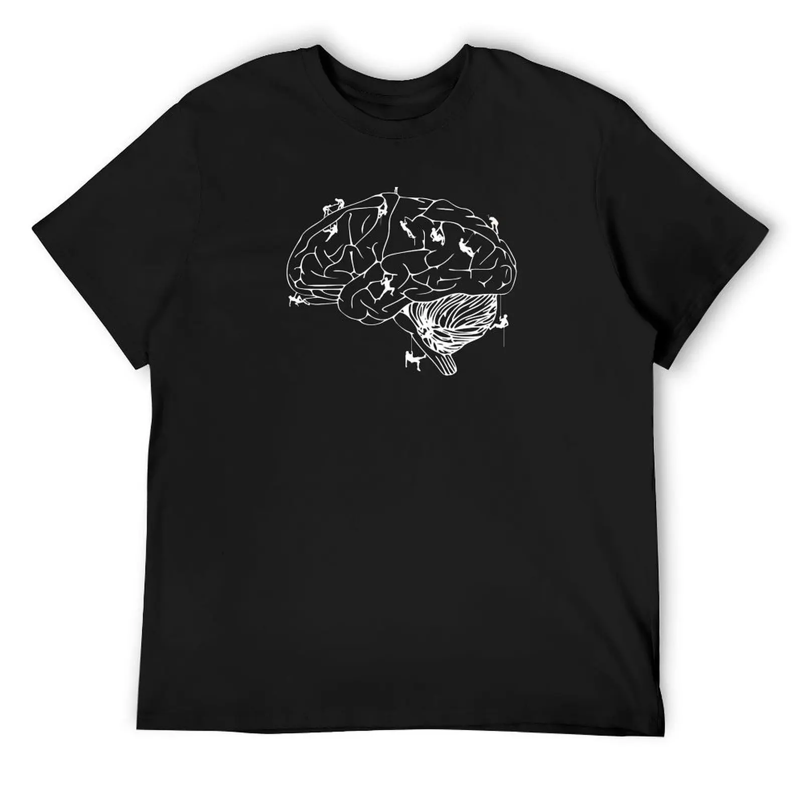 

Climbing On The Brain T-Shirt Blouse affliction shirts T-shirts oversize topping mens graphic t-shirts funny