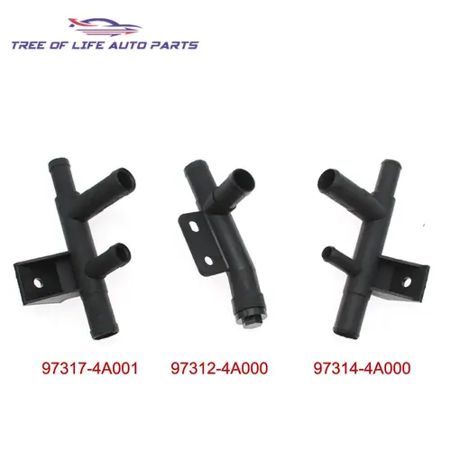 Imagen 1 del producto Tubo de plástico para calefacción de aire acondicionado de coche, accesorio adecuado para Hyundai Starex H1 H-1 Refine M3 M4 M6 JAC DFM