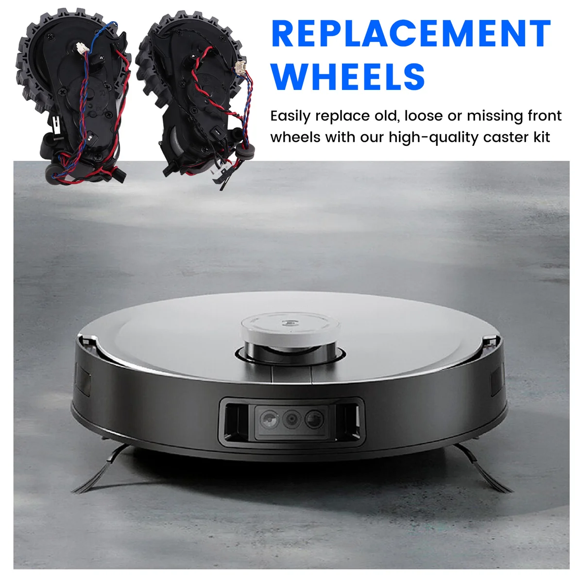 N-AT52 Vacuum Drive Traveling Wheel for Ecovacs Deebot X1/X1SPro/X1 OMNI/T10 OMNI/T20 Robot Vacuum Cleaner Parts Left & Right