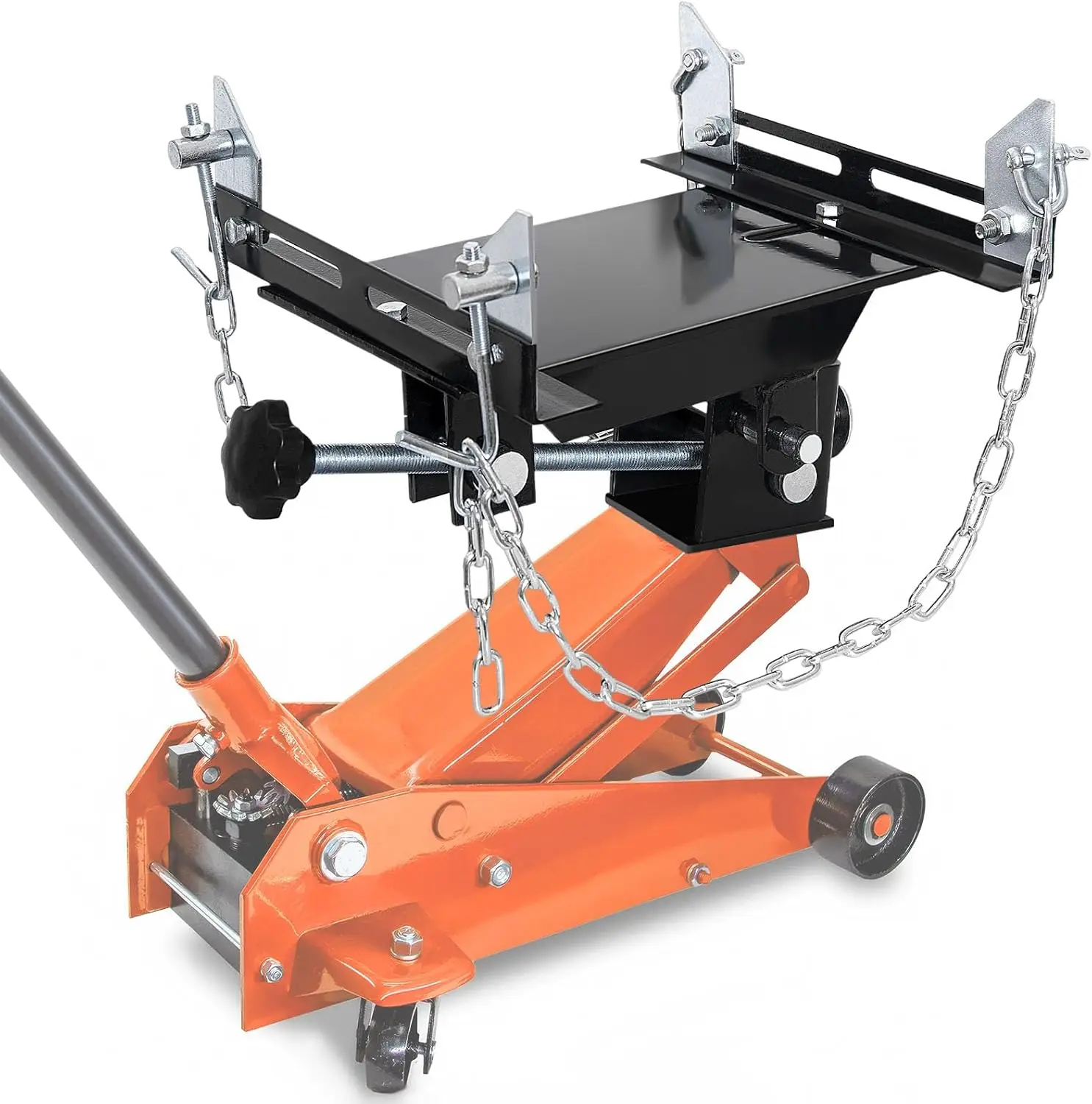 

Transmission Jack Adapter for Cars, Trucks, and Other Vehicles, 1/2 Ton Universal Transmission Jack Adapter,1100 lbs/0.5 T Loadi