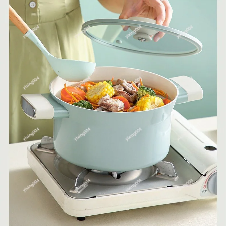Mini Ceramic Non-stick Milk Pot Multi-functional Single Person Household Soup Cookware