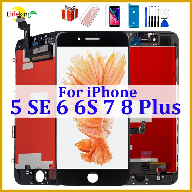 LCD Ecran For iPhone 5 SE 2016 SE2 Display For iPhone 6 6S 7 8 Plus Touch Screen Replacement Digitizer Assembly No Dead Pixels 22 sold16,968.9923,569.11Save 6,600.12-28%Mobile Spare Parts StoreSee pre