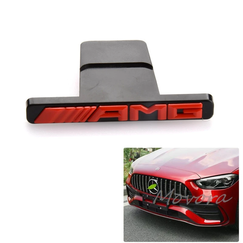 3D AMG Logo Emblem Car Front Grille Badge Car Styling For Mercedes Benz AMG W124 W168 W169 W176 W177 W202 W203 W204 W205 W210 view 6