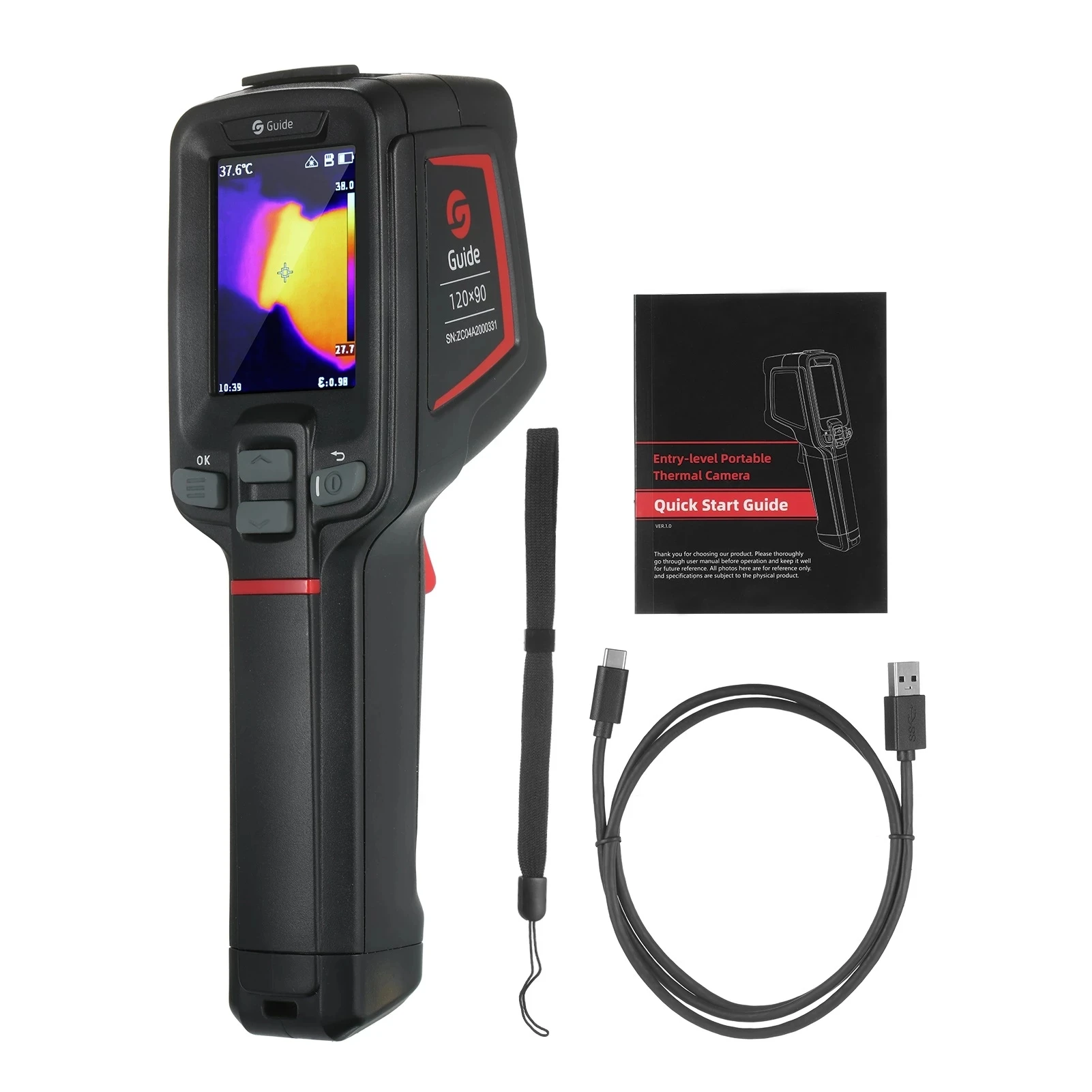 Hướng Dẫn T120 Nhiệt Imager Di Động Cầm Tay Công Nghiệp Nhiệt Imager -4 ℉ ~ 752 ℉ 2.4 Inch Hiển Thị Nhiệt Độ đo Dụng Cụ