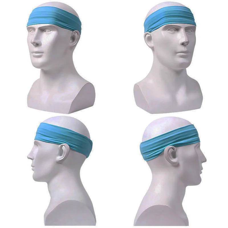 Meryl Athletic Headband Elastic Sweatbands Women Men Basketball Sports Gym Fitness Sweat Band Volleyball Tennis Headband