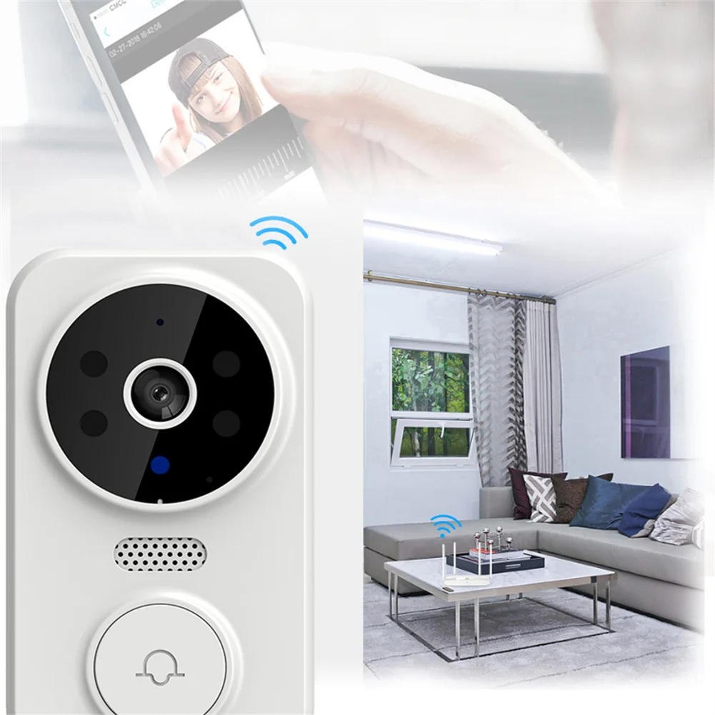 New Smart Visual Doorbell Video Door Bell Two-way Intercom Intelligent Infrared Night Vision Remote Monitoring Security System