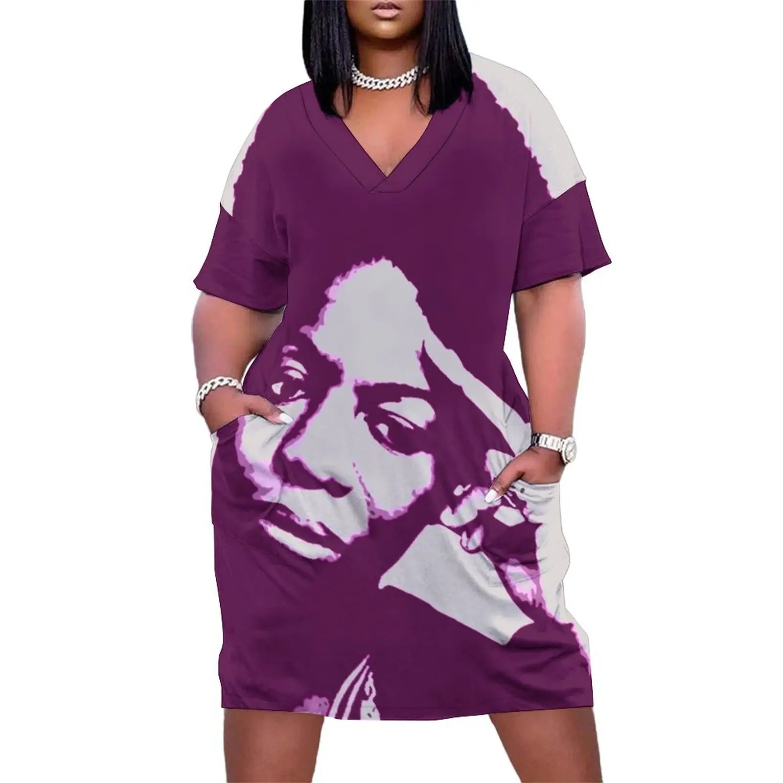 

Nina simone - best african singer Loose Pocket Dress women"s clothing korea stylish Dress for pregnant women prom dresses 2024