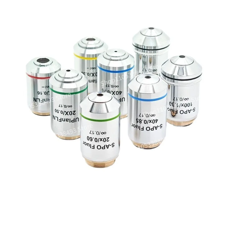 For Professional Universal Flat-field Semi-complex, Achromatic, Infinite Biology, Fluorescent Objective