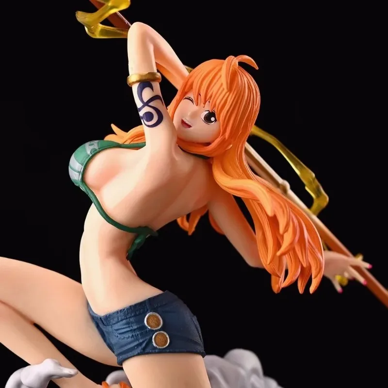 ฟิกเกอร์อนิเมะวันพีซ นามิ ขนาด 28 ซม. ฟิกเกอร์เซ็กซี่ ซีอุส แอคชั่นฟิกเกอร์ วัสดุ PVC ของสะสม ของเล่น ตกแต่งบ้าน ของขวัญ