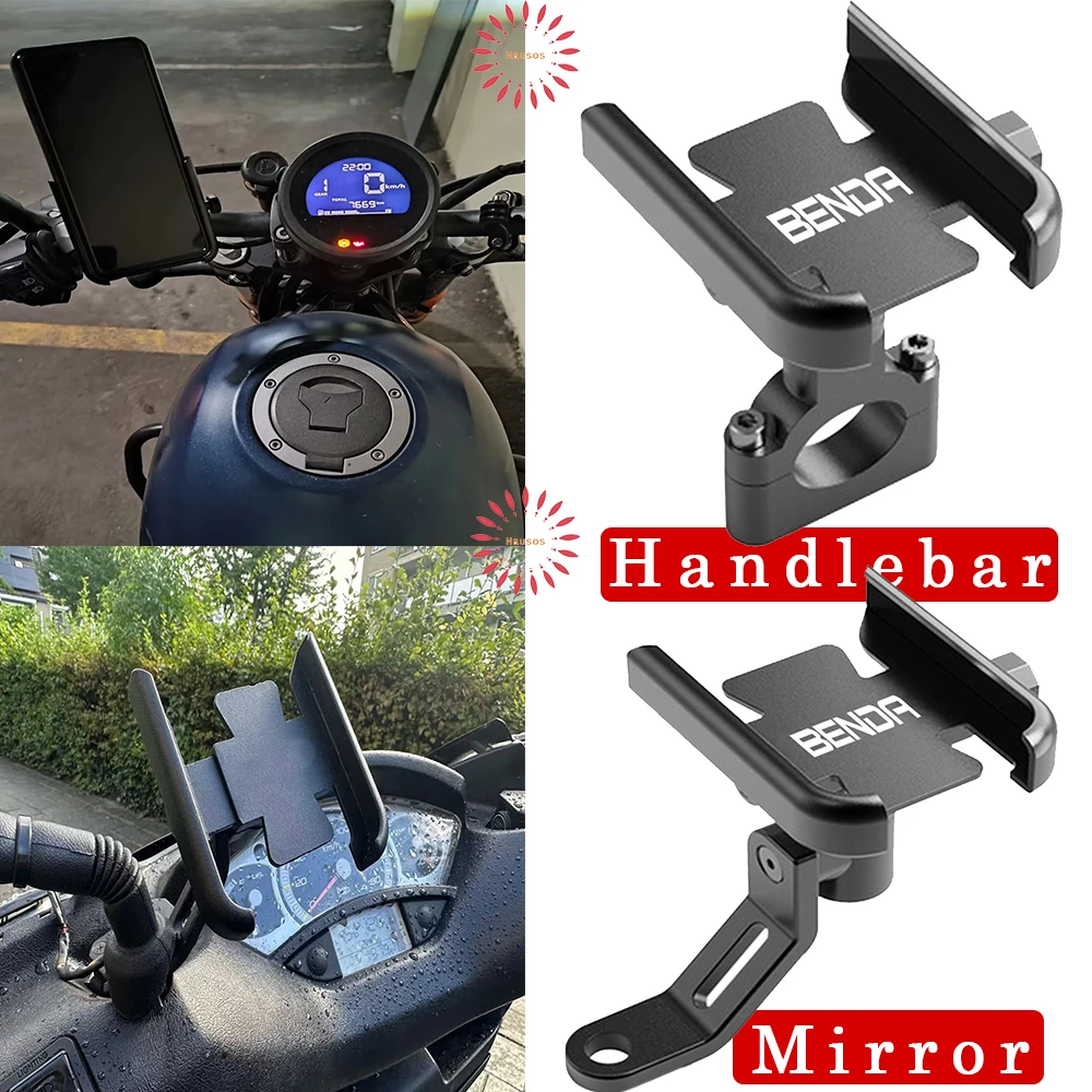

For Benda Rock300 250 NAPOLEONBOB LFS700 CHINCHILLA Dark Accessories GPS Stand Bracket Mobile Phone Holder High Quality