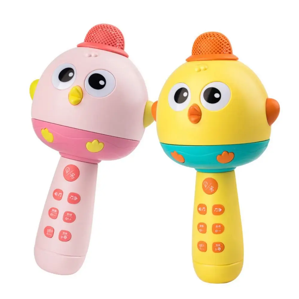 

Cute Children Wireless Microphone Bluetooth Music Kids Microphone with Speaker Educational Toys Handheld Karaoke Musical Toys
