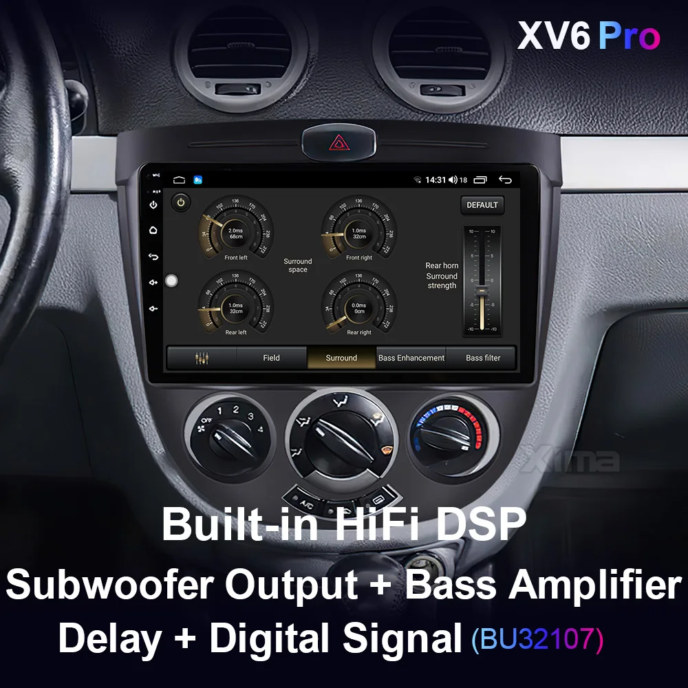 XIMA Pro Radio 2 Din Android 13 gps Carplay dvd Car Multimidia Player For Chevrolet Lacetti J200 Buick Excelle Hrv Daewoo Gentra