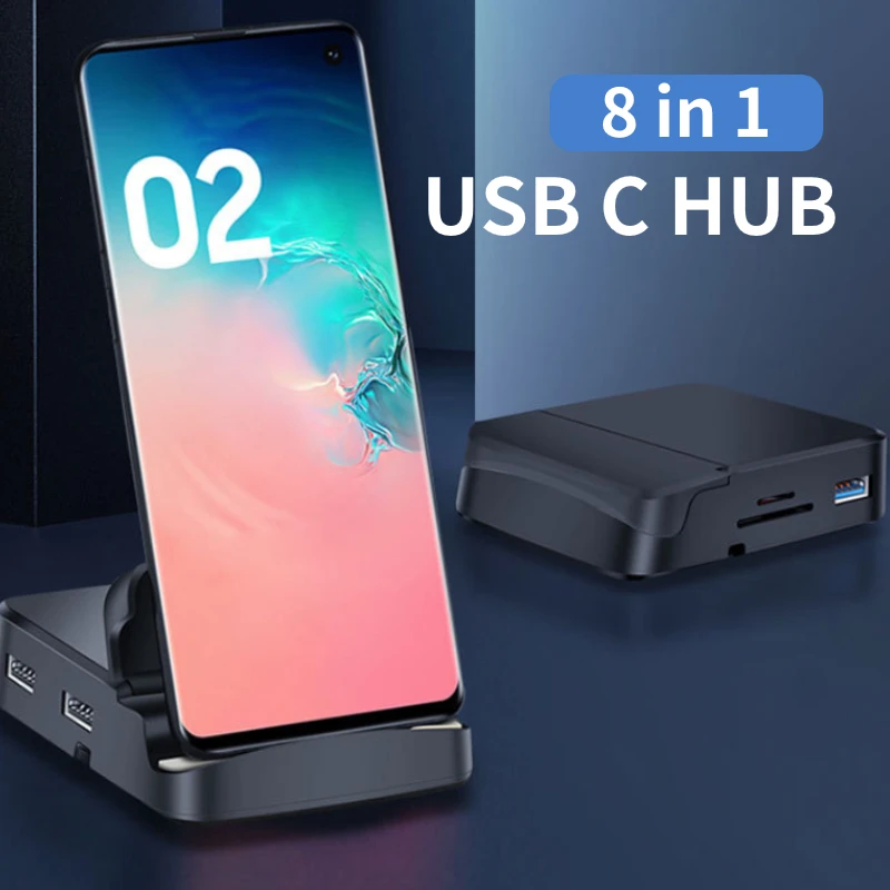 

Док-станция 8 в 1 с USB Type-C на HDMI, 15 Вт