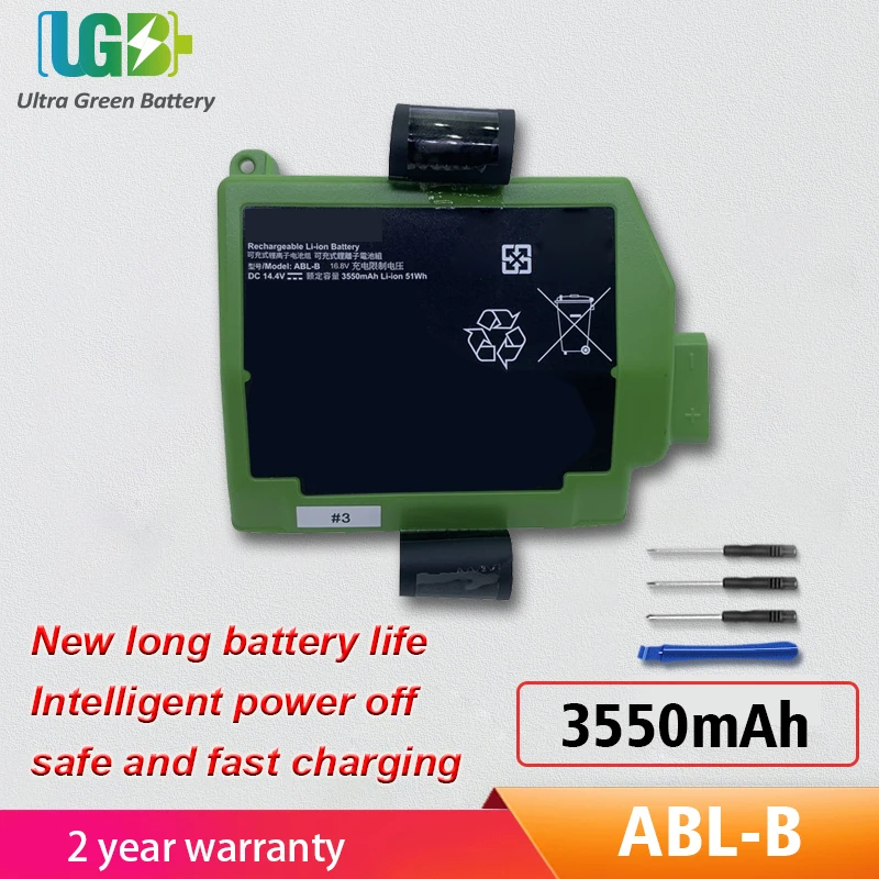 UGB Replacement Battery ABL-B For IRobot Roomba S9+ Authentic Battery 100% promise Sweeper Battery Sweeping Robot