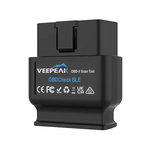 Imagen 1 del producto Veepeak OBDCheck BLE OBD2 escáner Bluetooth herramienta de escaneo de diagnóstico automático OBD II para iOS y Android, motor de control de coche BT4.0