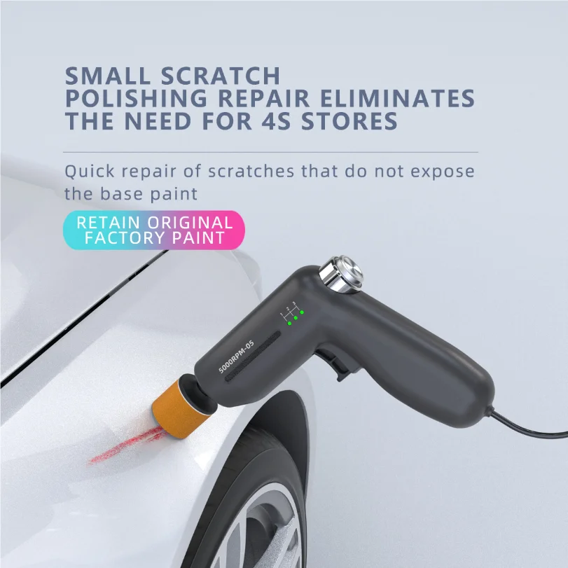 New Car Scratch Repair Machine 12V Car Polishing Machine With High-speed Gear Adjustment For Vehicle Scratch Repair And Waxing