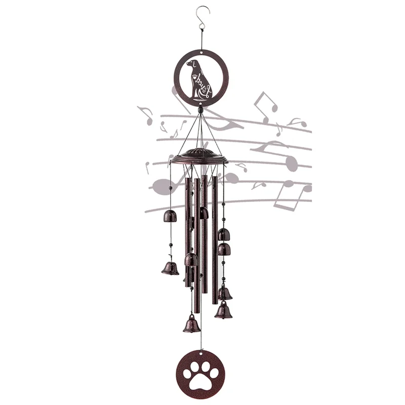 ABHU Campanas de viento para exteriores, regalos conmemorativos/regalos para mudanzas de casa nueva, campanas de viento de metal para uso exterior e interior