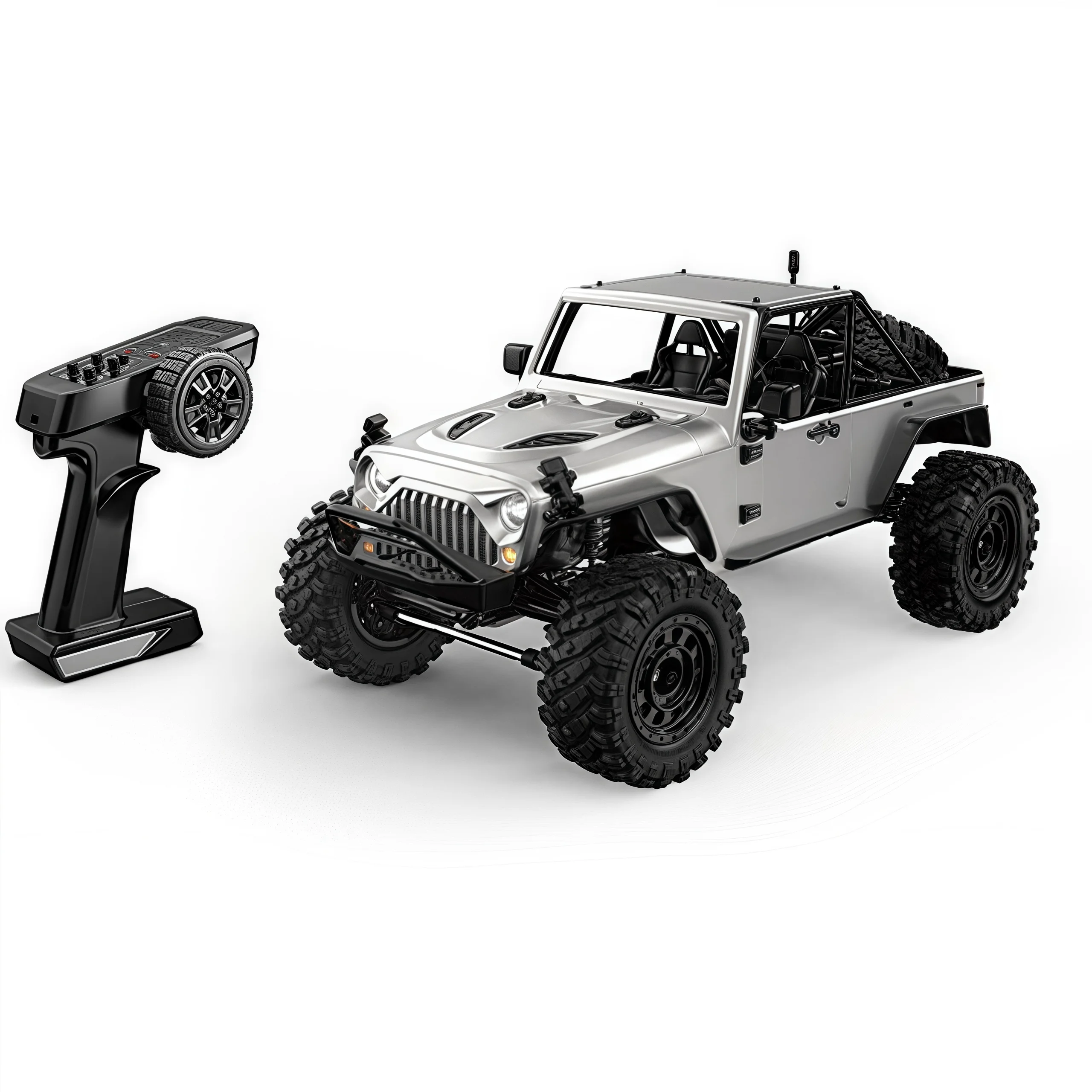 MXJ H12Y + coche de escalada todoterreno sin escobillas con Control remoto, escala grande 1:12, juguete sensorial de proporción completa