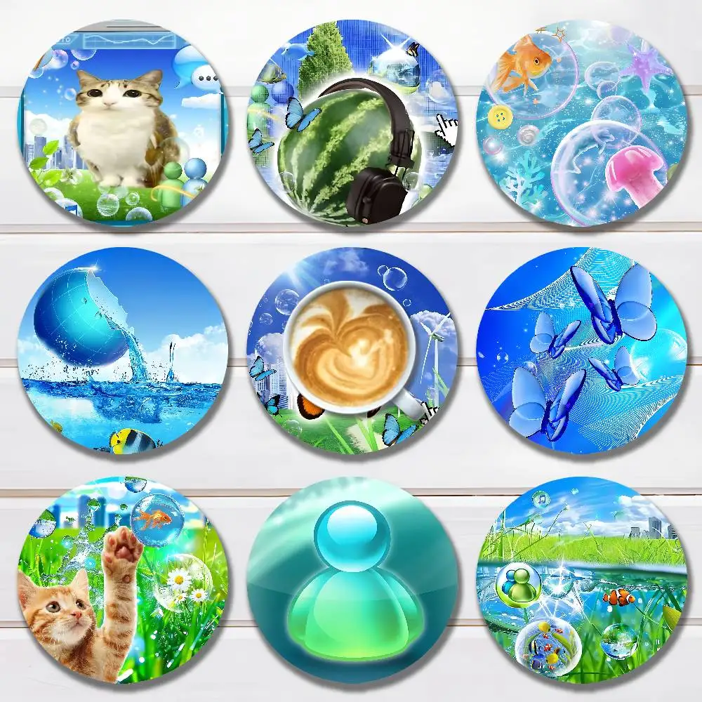 

F-Frutiger A-Aero Art wooden anti-slip coasters suitable for home office and theme party decoration