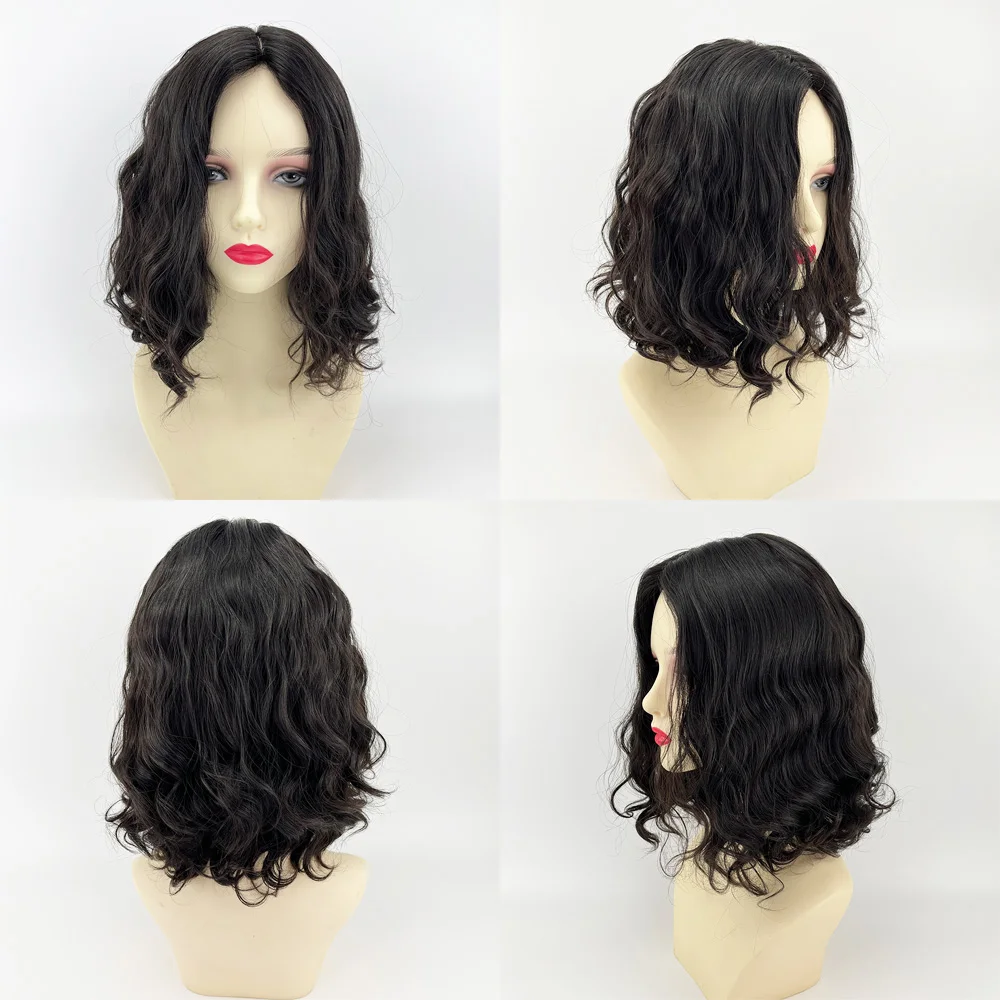 

Короткий боб, парик из натуральных волос, шелковая основа, свободная волна, еврейский парик, настоящие девственные европейские волосы, шелковый топ, кошерный парик Шейтель для женщин