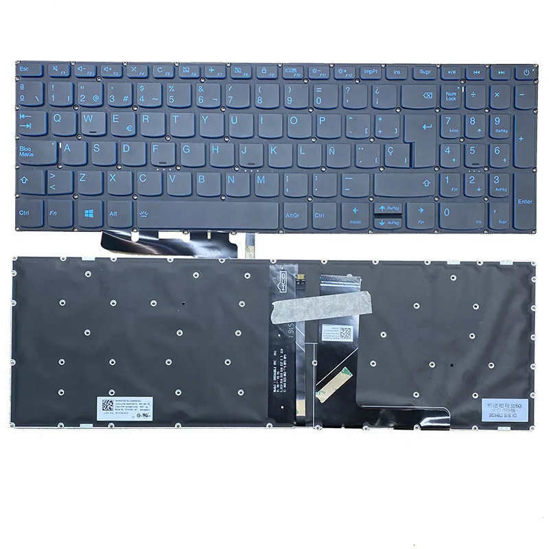 New SP Spanish Keyboard For Lenovo IdeaPad L340-17 L340-15 L340-17IRH L340-15IRH With Blue Backlight