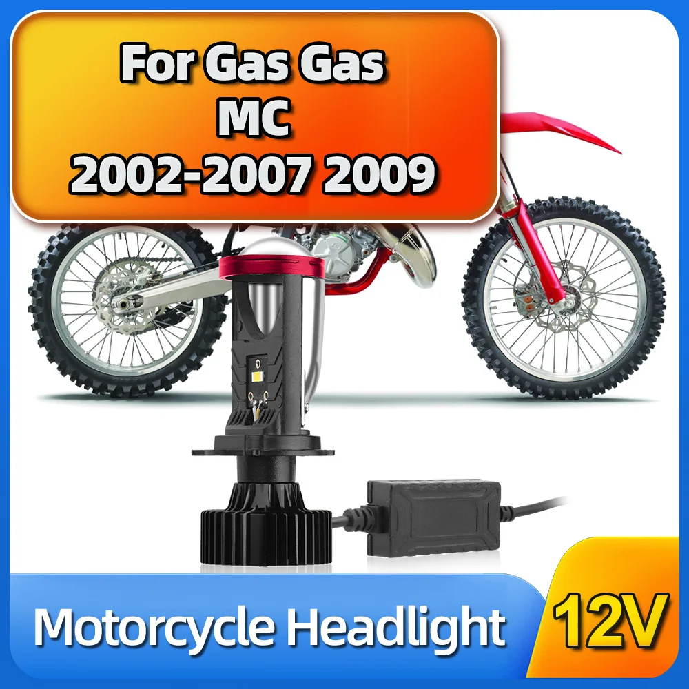 

For Gas Gas MC 2002 2003 2004 2005 2006 2007 2009 Motorcycle H4 LED Projector Lens Mini Lenses Headlight Bulb CSP 30000LM Turbo