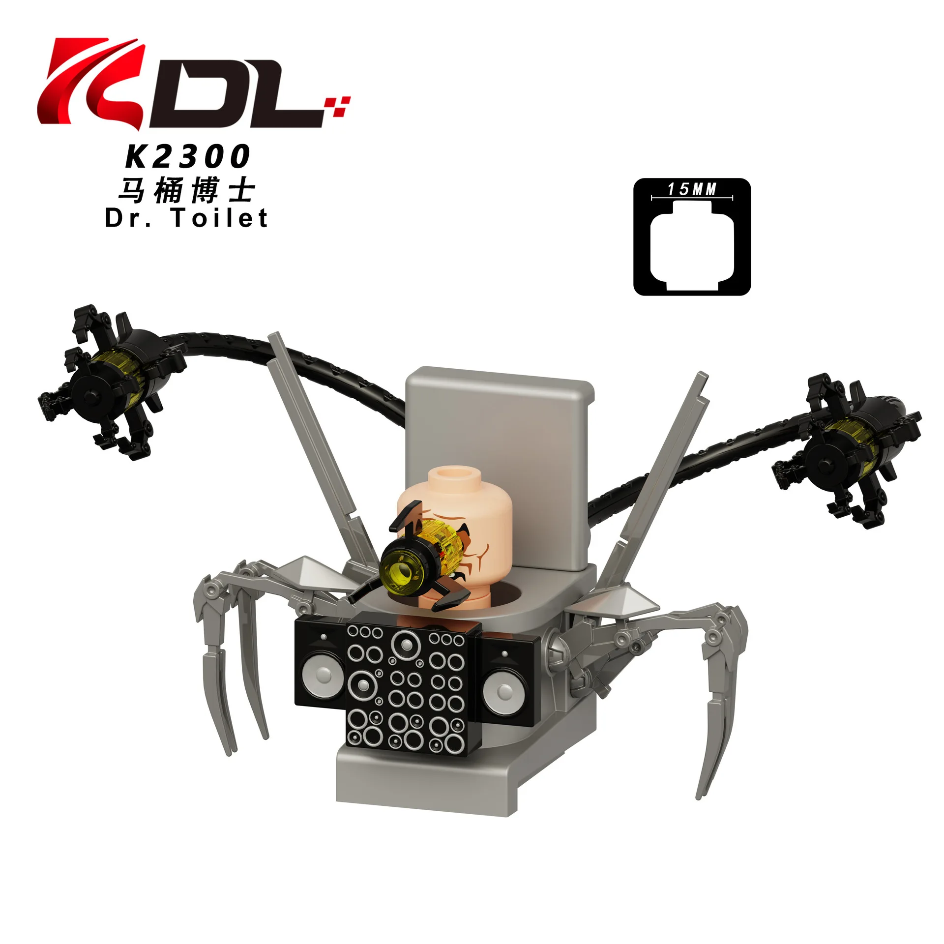 Mini Skibidi Toilette Mann Figur Anime Baustein Spielzeug TvMan Plus Titan Kameramann Lautsprecher Ziegel Modell Kind Geburtstag Geschenke
