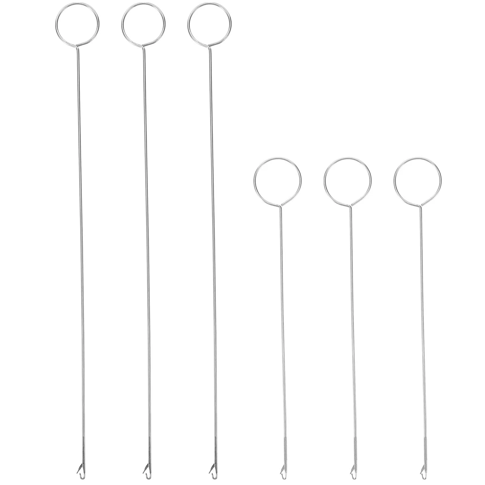 6 قطعة الكروشيه للسجاد الخياطة الحياكة الإبر Diy بها بنفسك سترة قبعة جديلة أداة إبرة كروشيه مجموعة الحرفية عدة لوازم المنزل #2