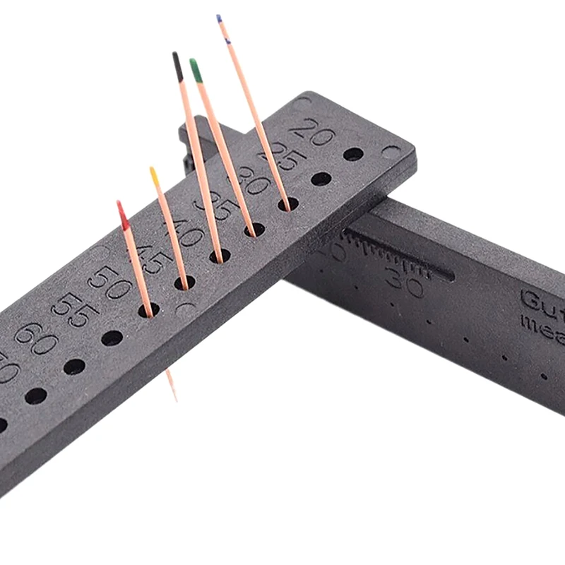 Dental Endo Réguas para Gutta Percha, Point Gauge, Calibração Medição Régua, Span Medida, Instrumentos Endodônticos, Odontologia