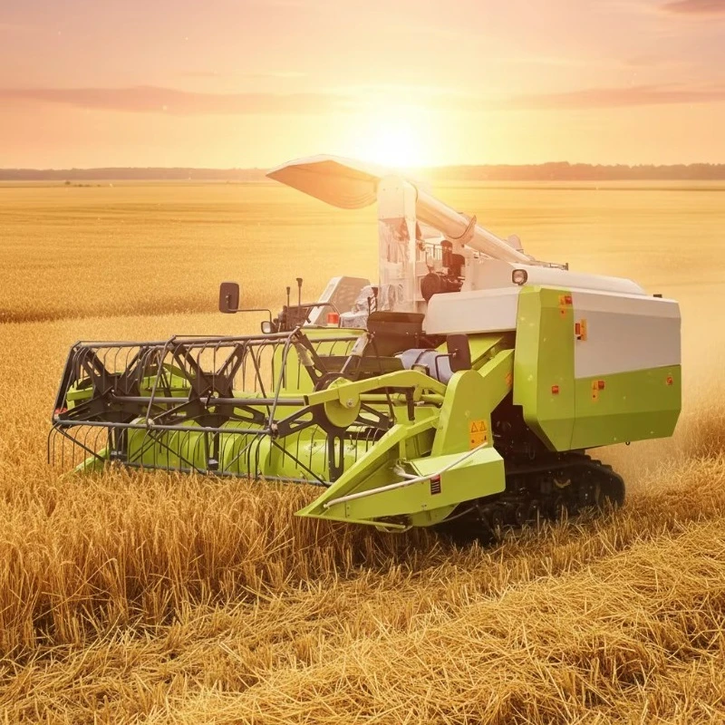 Self-propelled Rice Harvester Independent Walking Power System Realizes Free Movement Without Tractors In Rice Paddy Fields