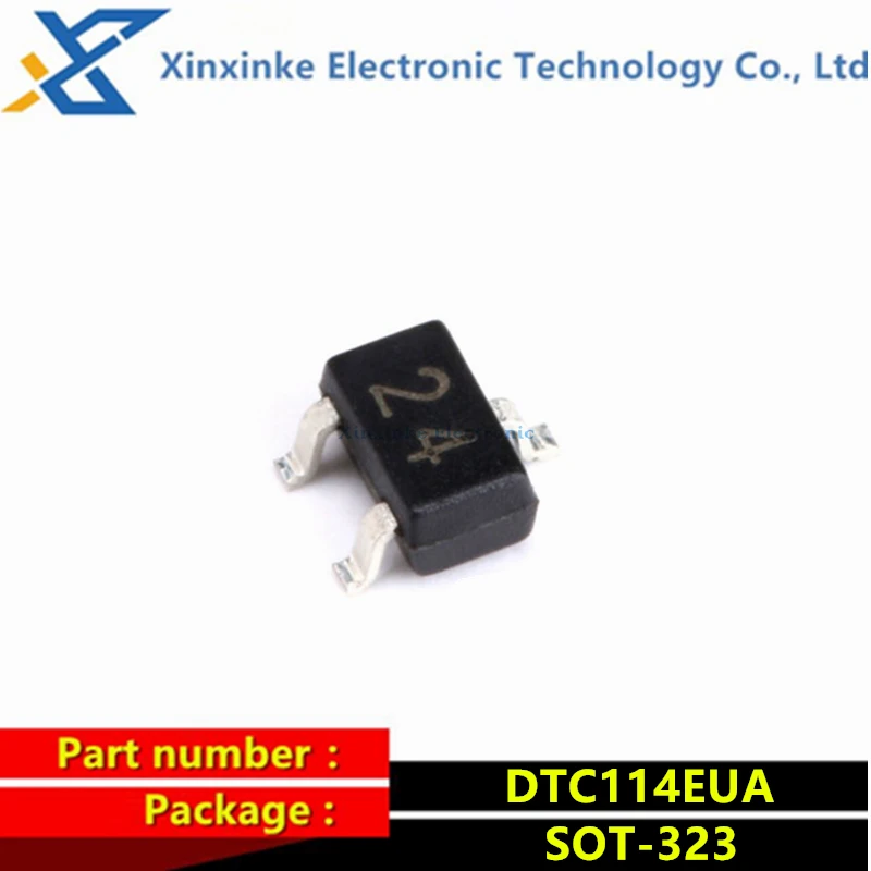 

20PCS DTC114EUA SOT-323 50V 50mA NPN SMD Transistor