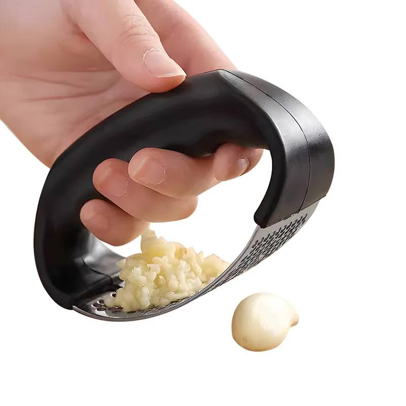 Stainless Steel Garlic Press Crusher Manual Garlic Mincer Chopping Garlic Tool Fruit Vegetable Tools Kitchen Accessories Gadget