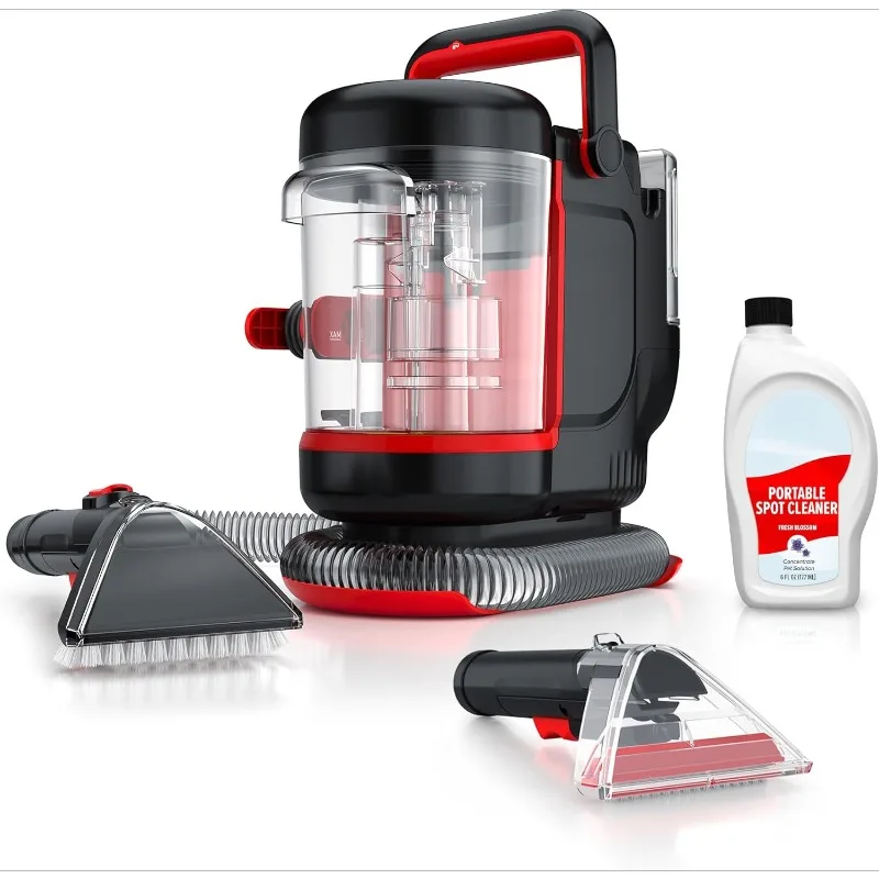 

Portable Spot Cleaner Machine for Carpet and Upholstery, Powerful Suction Spot Cleaning Machine with Versatile Tools, Pair
