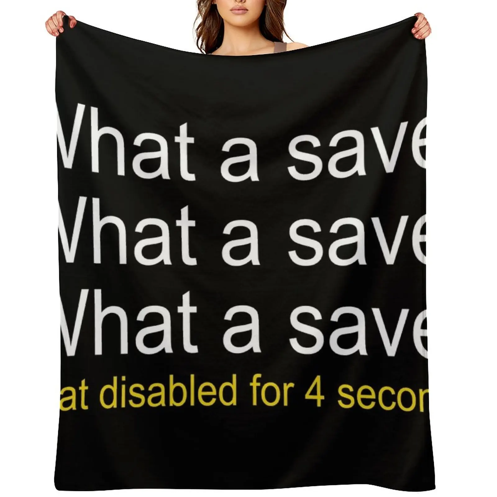 

What a save! Chat disabled Rocket League Throw Blanket Camping Fashion Sofas Baby Beautifuls Blankets