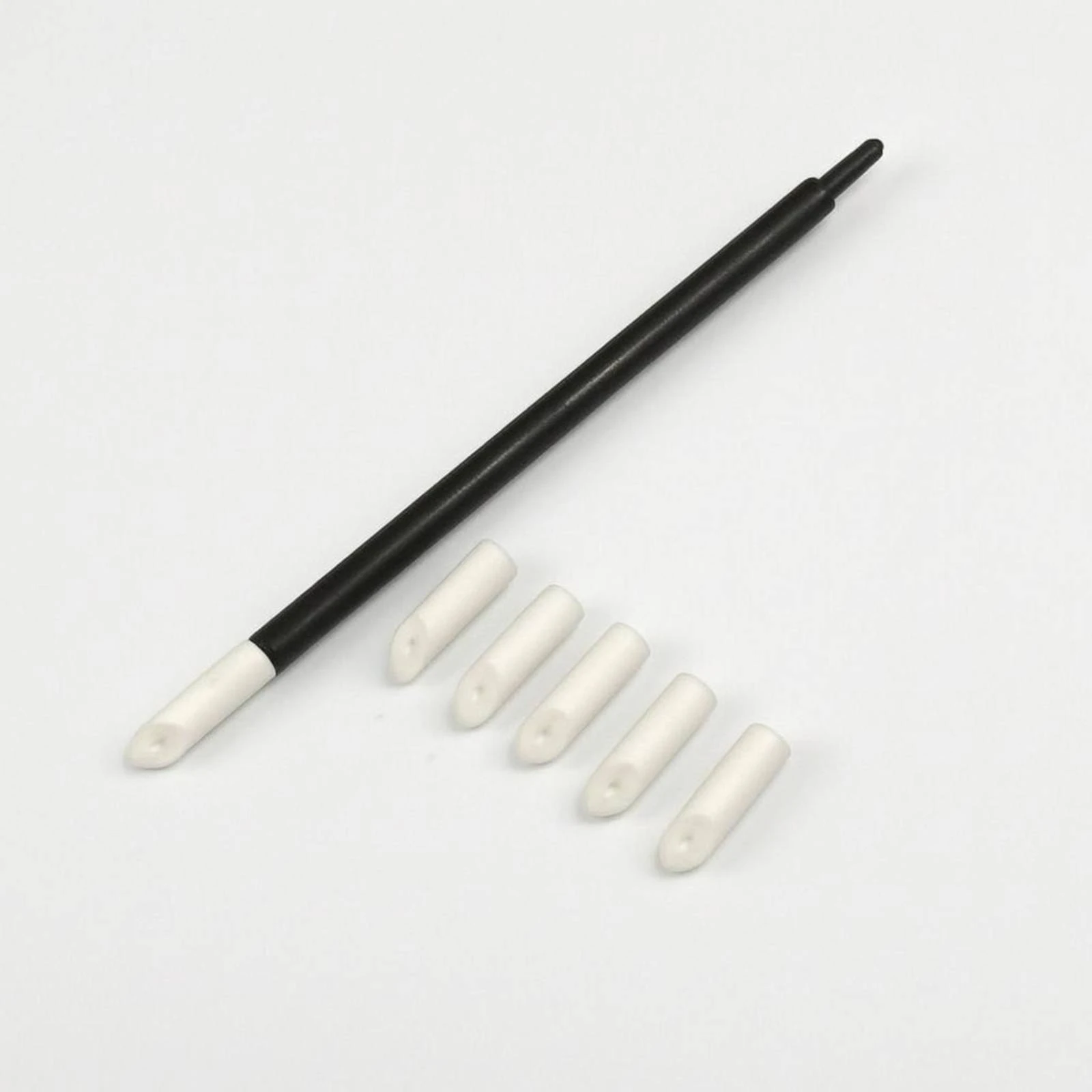 

5 Pieces Model Cleaning Head Hollow Fit Cotton Swab Head Cotton Tipped Applicator High Absorbency for Paint Cleanup