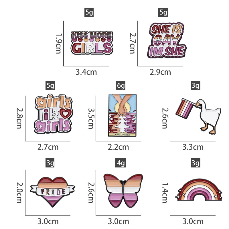 Эмалированная брошь с радужной буквой, сердце гордости для девочек, любовник, бабочка, флаг, утка, тряска, CD, голубь, безумие, роза, значок с деньгами, булавка в стиле панк, ювелирные изделия