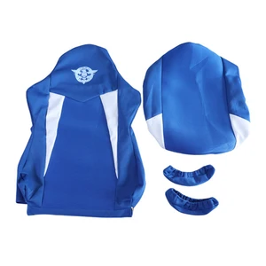 1 مجموعة غطاء كرسي الألعاب مرن كرسي الكمبيوتر مسند الظهر غطاء مسند الذراع حامي عالمي لينة سميكة أغطية مقعد بذراعين غطاء كرسي المبيعات 11 مع مساند للذراعين - No3