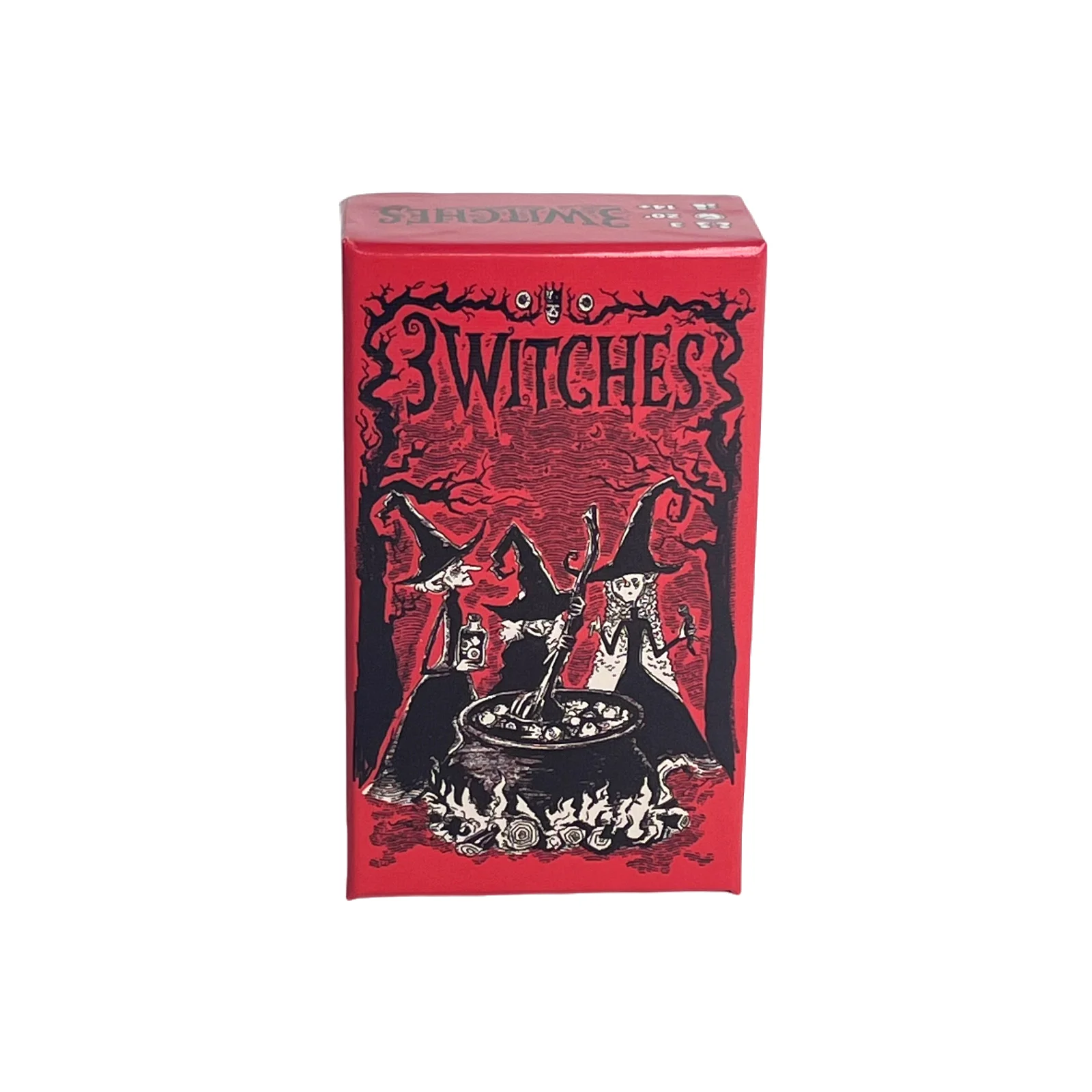 Board Game 3 Witches, Happy Party Night Card Game, Wizard Theme Tabletop, Holiday Present for Group Play