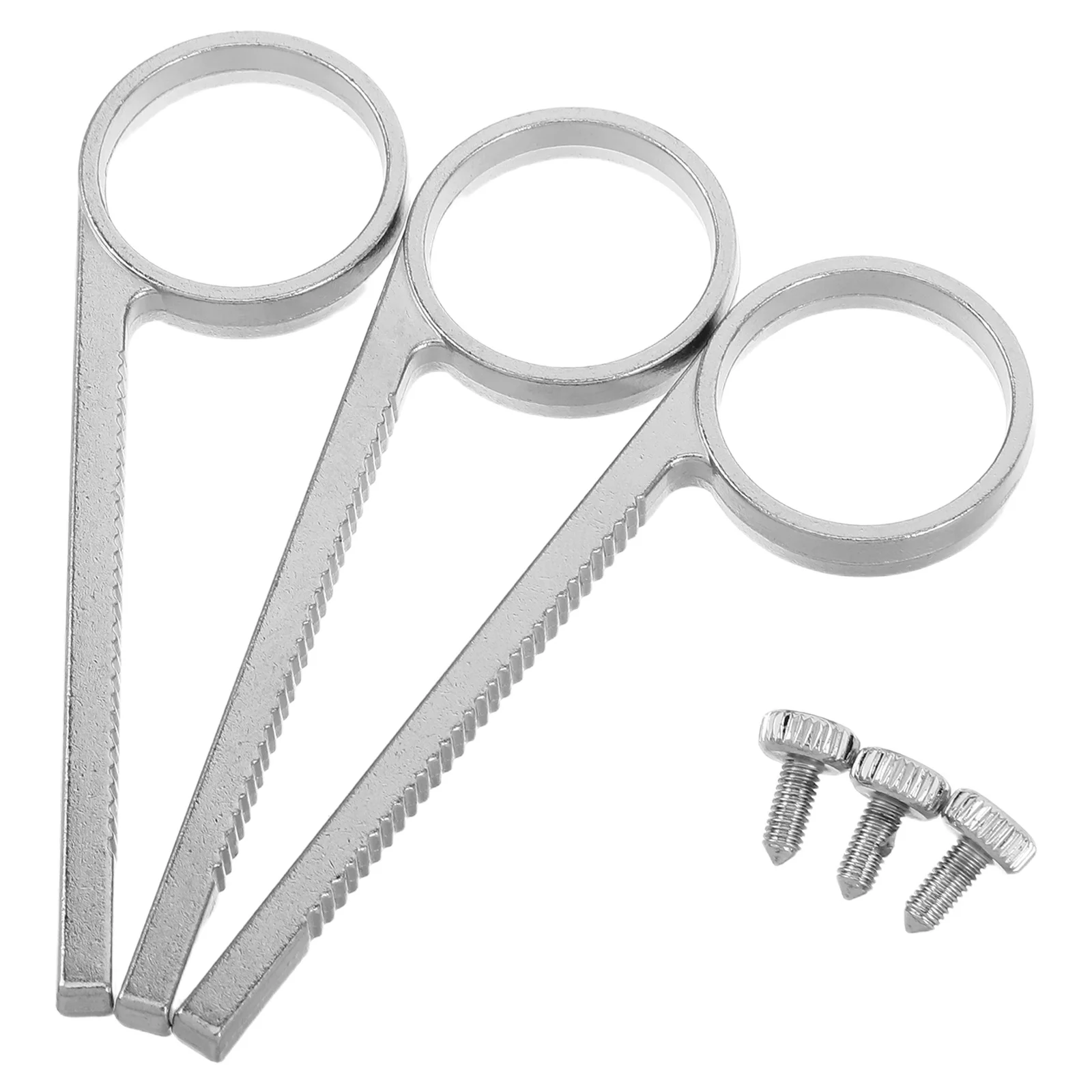 

3 set Metal Valve Pull Set Anti-Slip Slide Handle For Universal Trumpet Models Repair Use Trumpet Slide Accessory Valve Grip