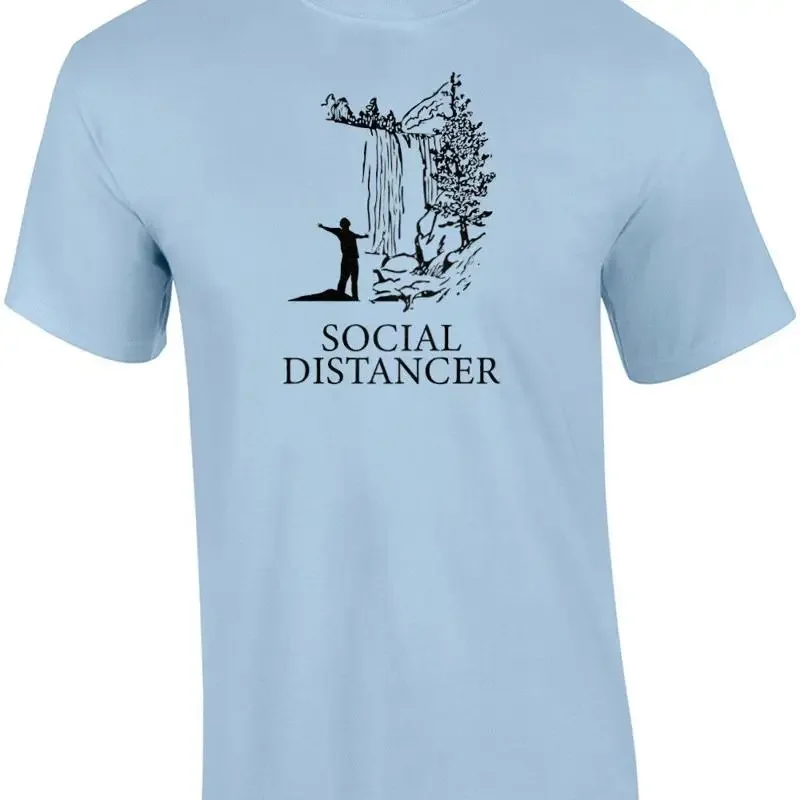 Social Distancer - Funny Camping T-Shirt