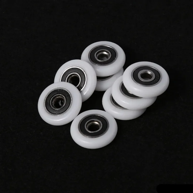 8 Pcs Bath cabinet roller wheel shower room accessories bearing roller wheel 23/25/27mm  Drop Shipping