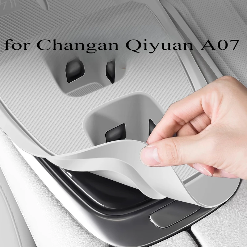 

Нескользящий силиконовый лоток для центральной консоли Changan Qiyuan A07 | Коврик для подстаканника, коврик для приборной панели