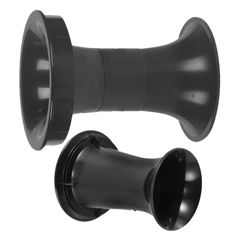 2pcs Bass Reflex Tube Low Frequency Speaker Port Tubes For Subwoofer Cabinet Diy Repair Parts Black